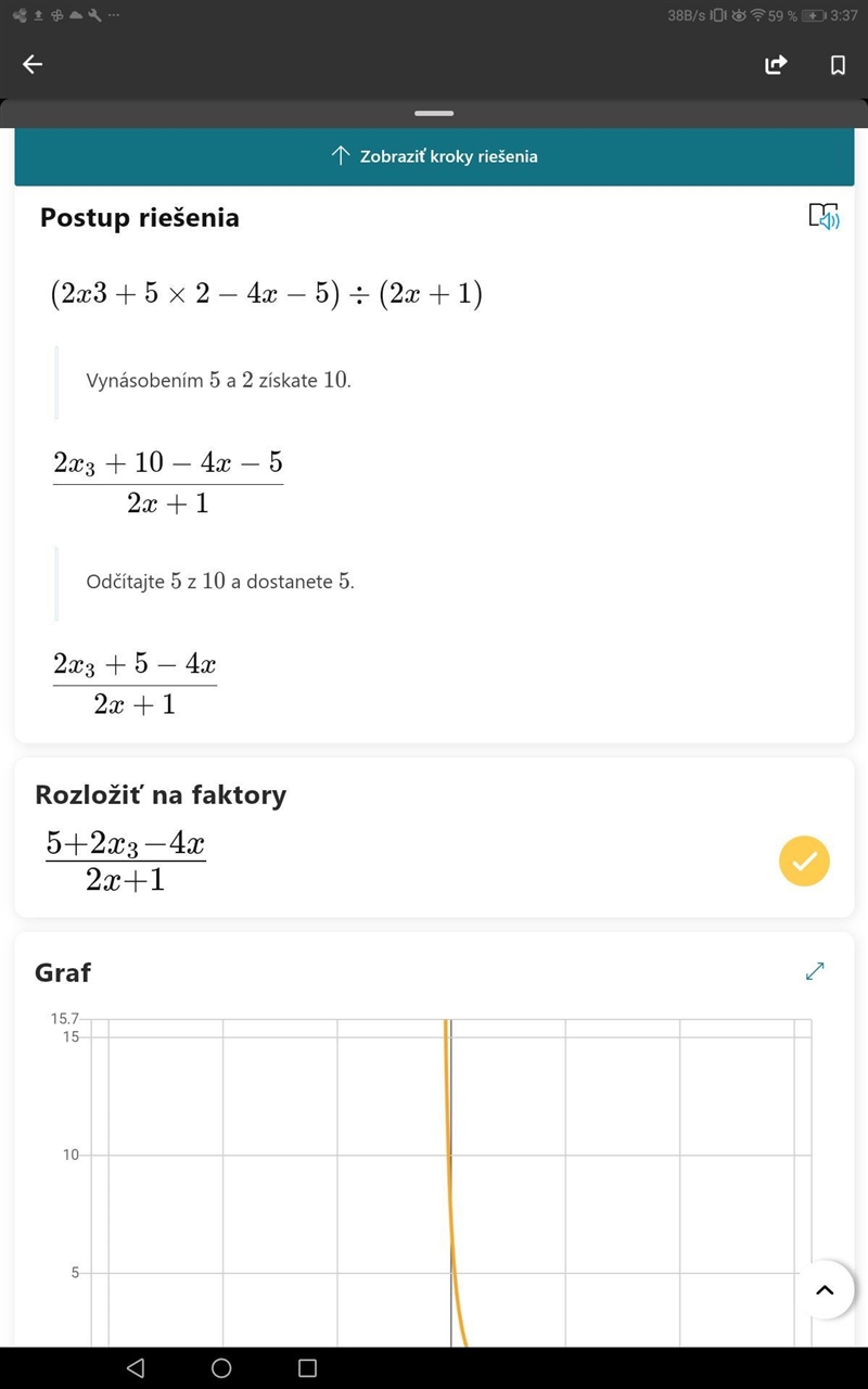 C) (2x3 + 5x2 - 4x – 5) ÷ (2x + 1) calculate using long division-example-2