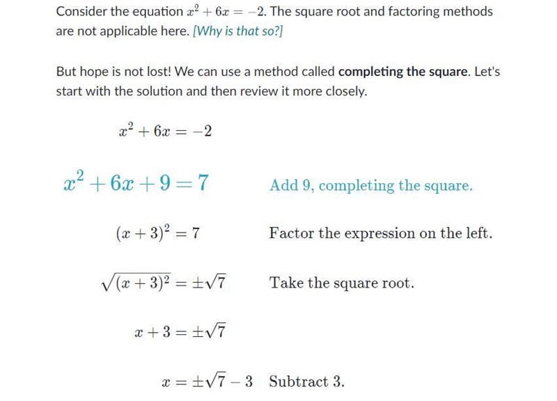 You can factor a quadratic function using the completing the square method for any-example-1