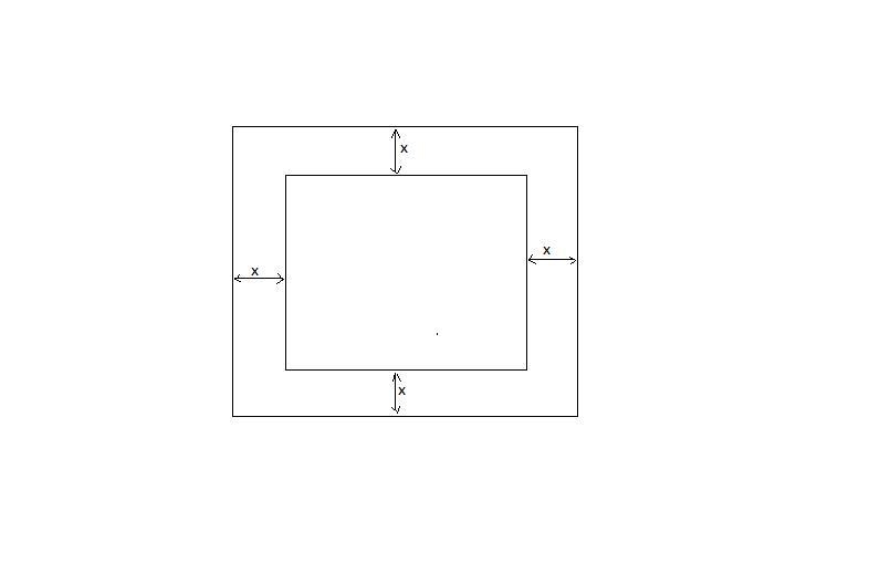 A square garden is surrounded by a walkway of width X. If the area of the garden is-example-1