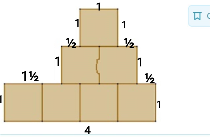 The shape in the figure is constructed from several identical squares. If the side-example-1