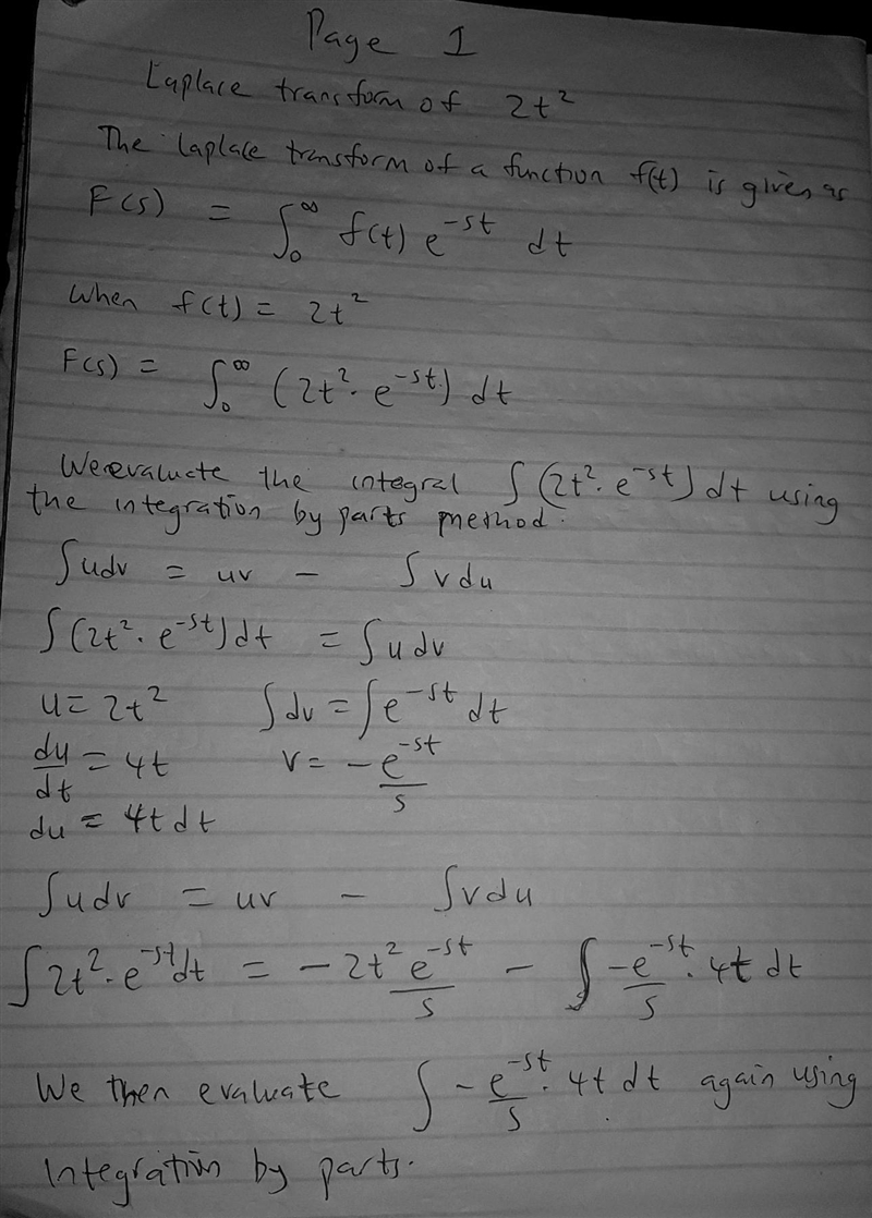 Let​ f(t) be a function on​ [0, infinity[infinity]​). The Laplace transform of f is-example-2