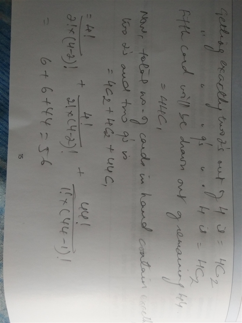 ASK YOUR TEACHER This exercise refers to a standard deck of playing cards. Assume-example-1