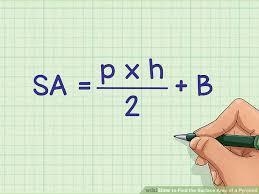 Explain how you could calculate the surface area of a square pyramid-example-1