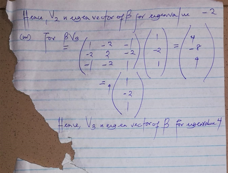 Consider the matrices -2 -1 1 4 1 A = B = 4 -2 4 -2 -2 4 -2 1 -1 (a) Verify that they-example-2