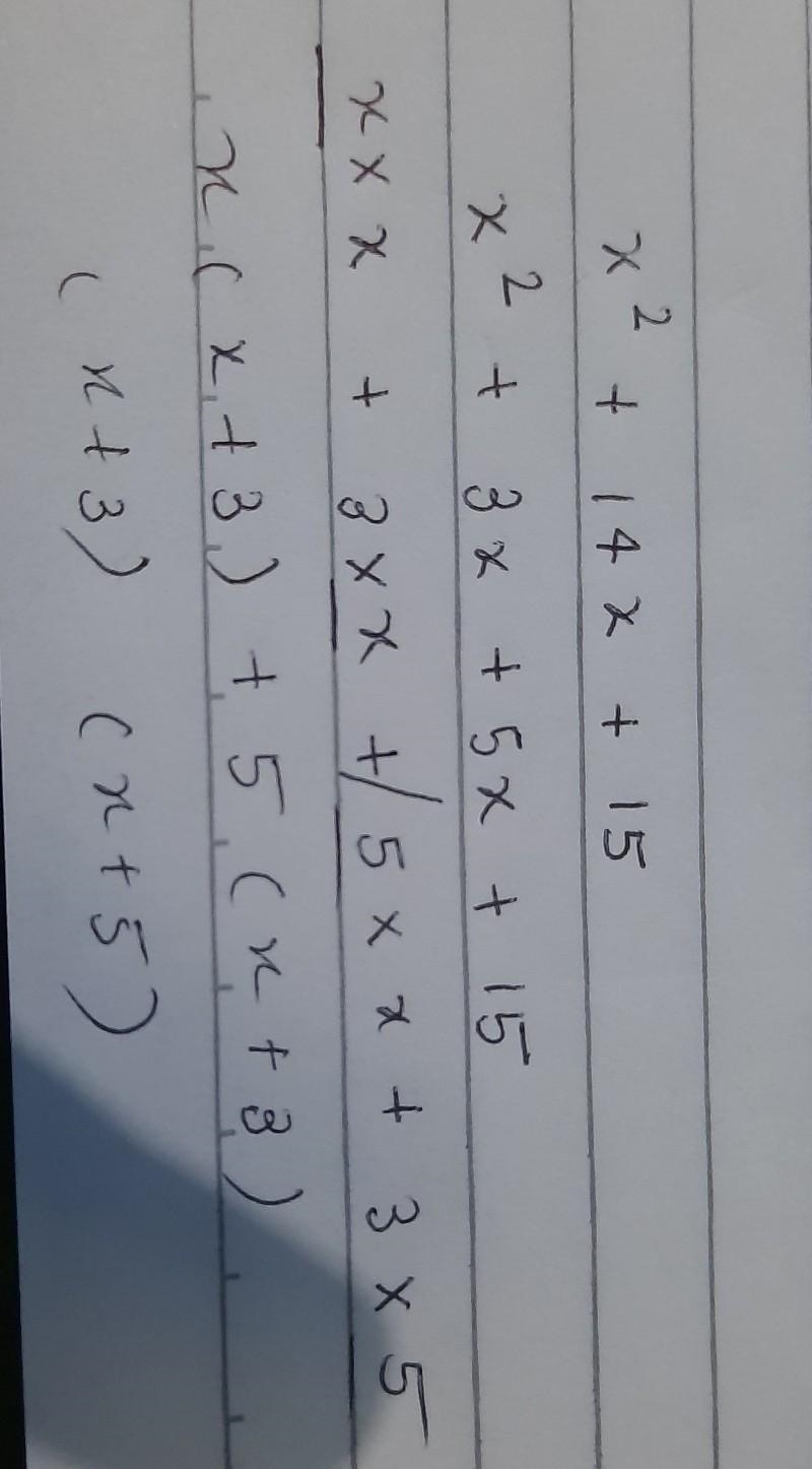 What is the solution for x^2 +14x +15​-example-1