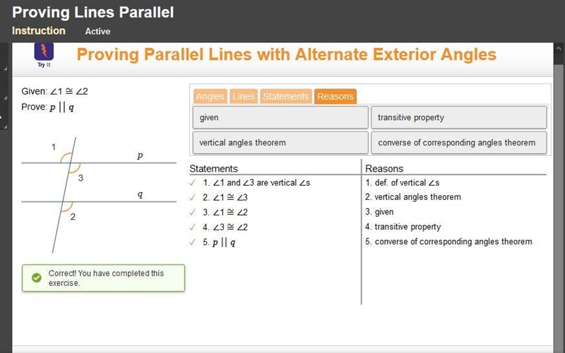 Assemble the proof by dragging tiles to the statements and reasons columns￼-example-1