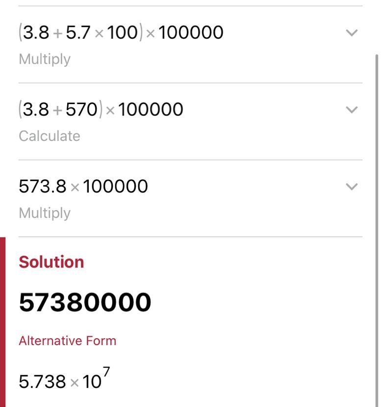 (3.8 x 10^5) + (5.7 x 10^5) answer in scientific notation-example-1