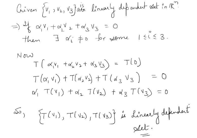 Let T: R^3 --> R^3 be a linear transformation. Let {v1, v2, v3} be a set of linearly-example-1