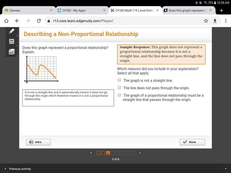 Does this graph represent a proportional relationship?-example-1