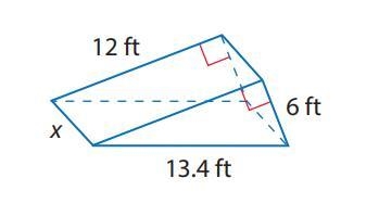 A bicycle ramp used for competitions is a triangle prism. The volume of the ramp is-example-1