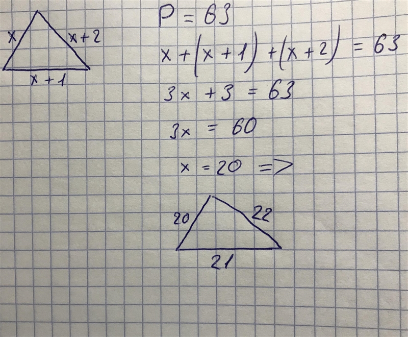 Xavier is building a triangular fence the length of the second side will be 1 foot-example-1