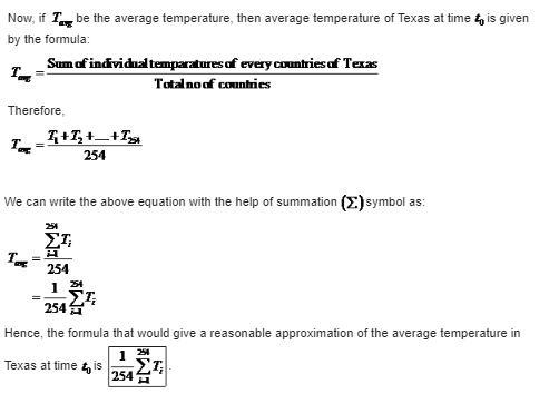 average temperature in Texas According to the Texas Almanac, Texas has 254 counties-example-1