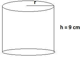 The volume of a cylinder is 225 cm and its height is 9 cm. What is the length of the-example-1