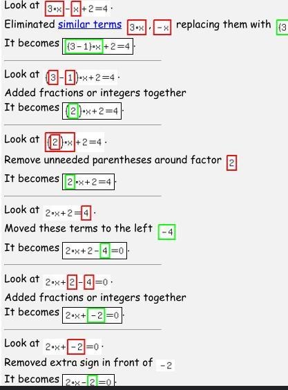 What is the answer to 2/3x+5=3-example-1