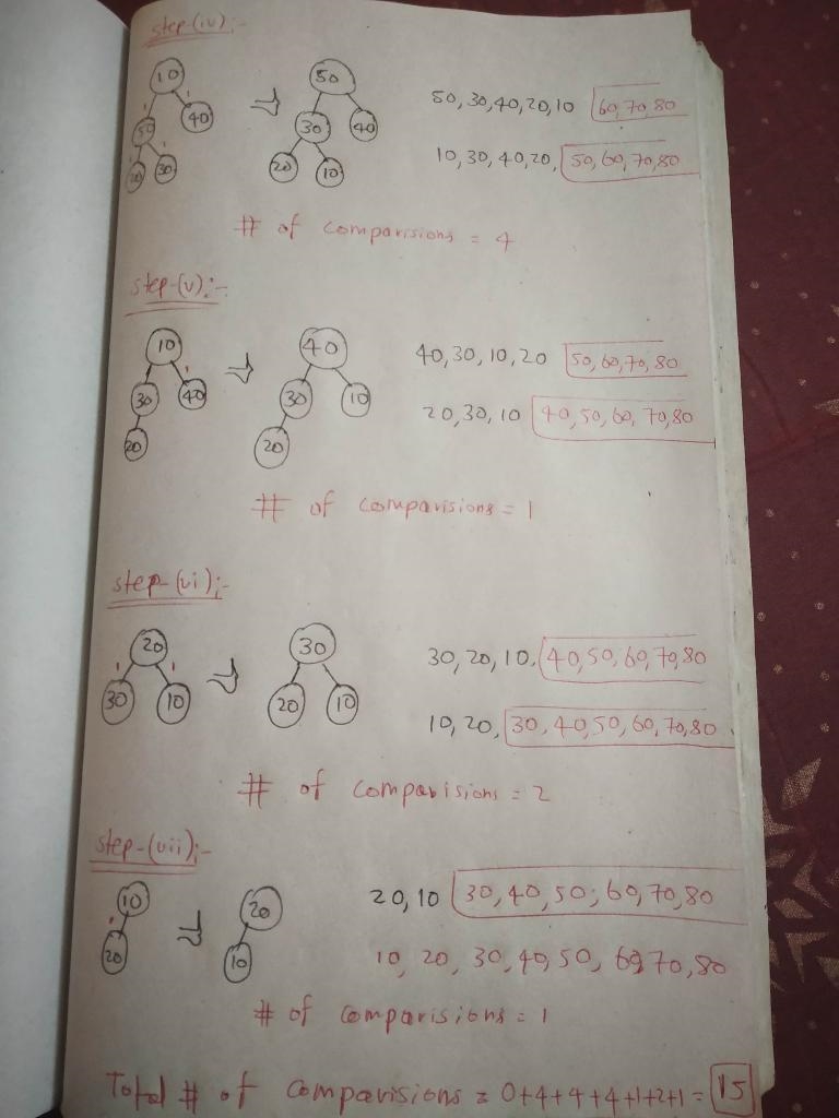 Problem 1. Consider an array of size nine with the numbers in the following order-example-3