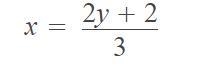 What is the awnser to y=3/2x-1-example-2