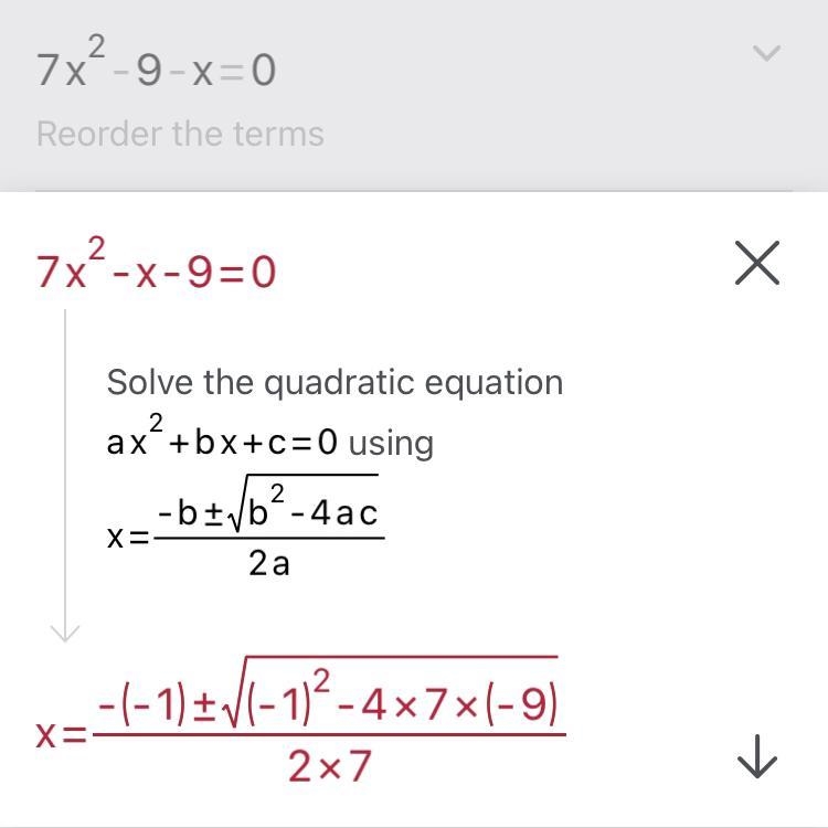 PLZZ HELP!!!!! Which equation shows the quadratic formula used correctly to solve-example-1