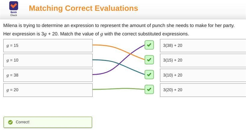 Milena is trying to determine an expression to represent the amount of punch she needs-example-1