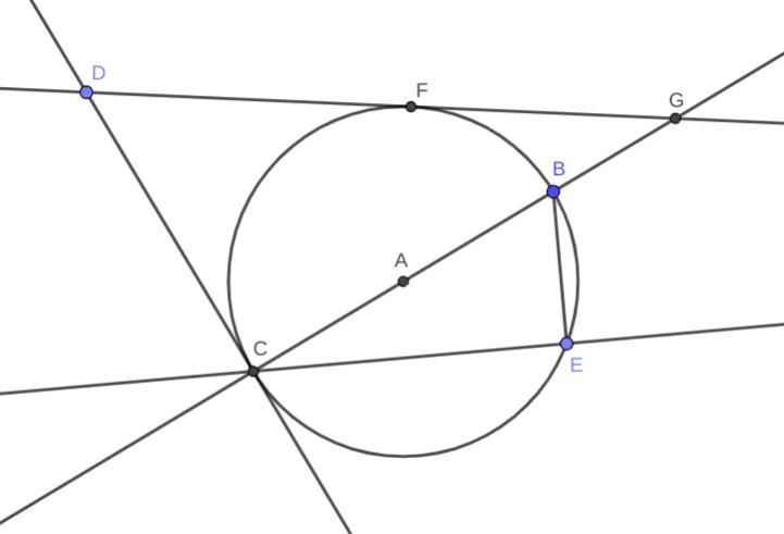 1. Explain the difference between circumscribed angles and inscribed angles in relationship-example-1