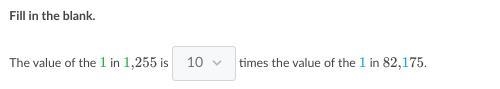 What is the value of 1 in 1,255 is what times the value of the 1 in 82,175-example-1