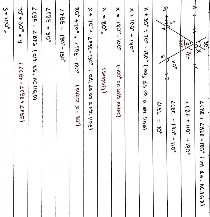 Find all missing angles in the diagrams below, please help​-example-1