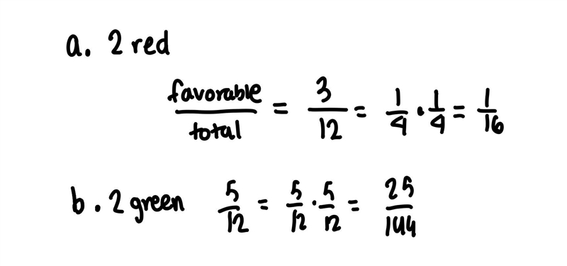 6. A ball is selected at random from a bag containing 3 red balls, 4 black balls and-example-1