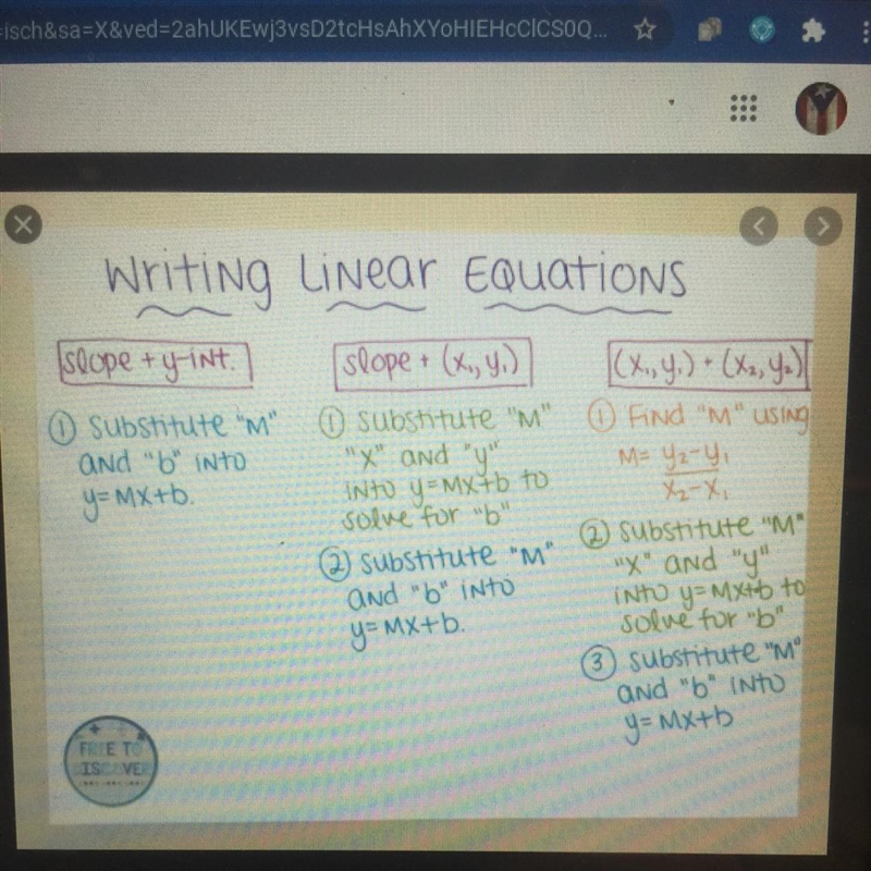 Write a linear equation-example-1