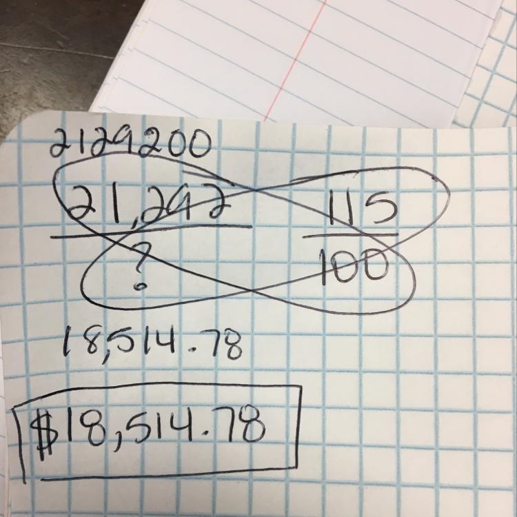 Robert spent 21,292 on a new van. Morgan estimates this is 15% more than she spent-example-1