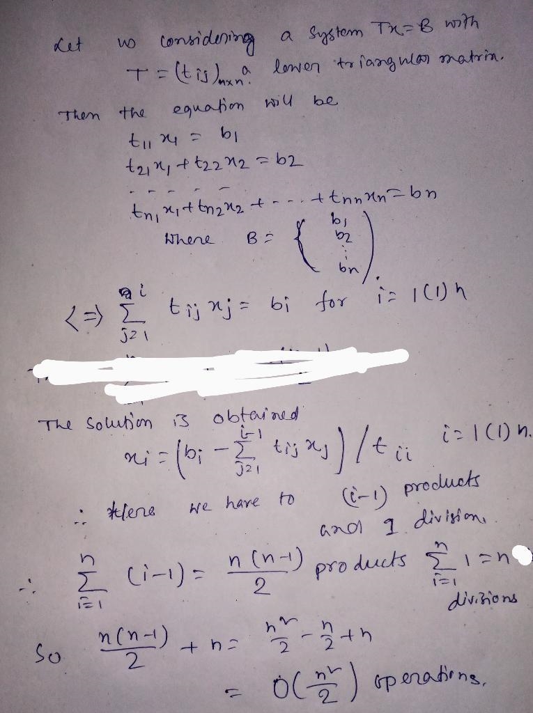 Verify that the dominant term in the operation count (number of multiplications or-example-1