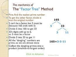 Which prime number do the prime factorization of 130 and 165 have in common?-example-1