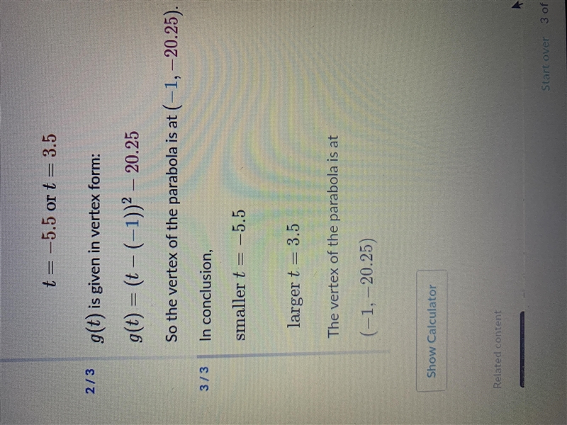 G(t)=(t+1) ^2-20.25 what are the zeros of the function-example-1