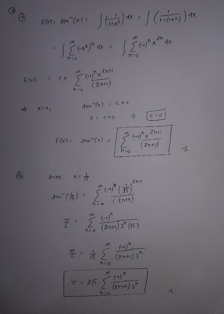 (5 pts) If one wants to calculate π to an arbitrary number of decimal places, the-example-1