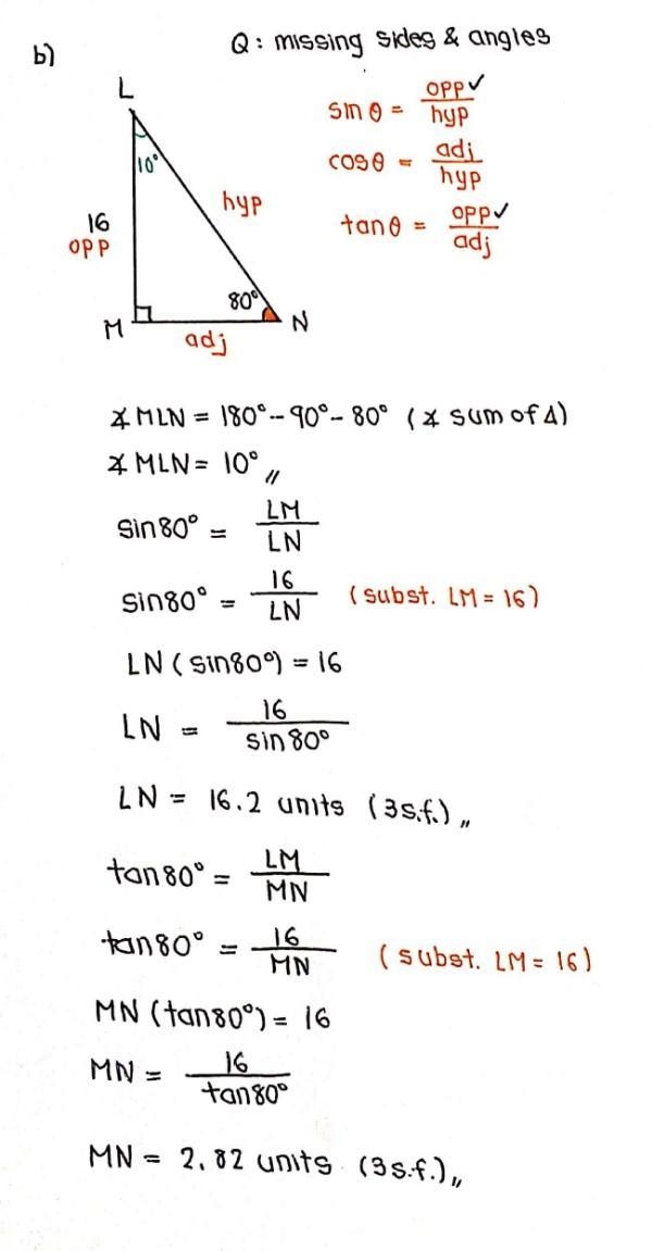 Find all missing sides and angles with work-example-1