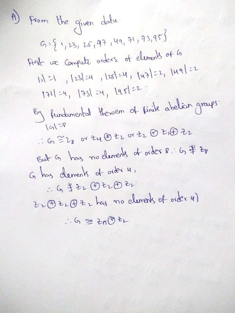 Find Aut( 15). Use the Fundamental Theorem of Abelian Groups to express this group-example-1