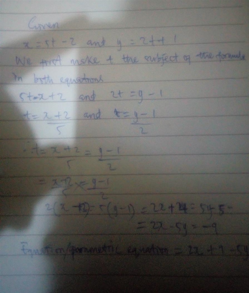 Sketch the curve represented by the parametric equations (indicate the orientation-example-1