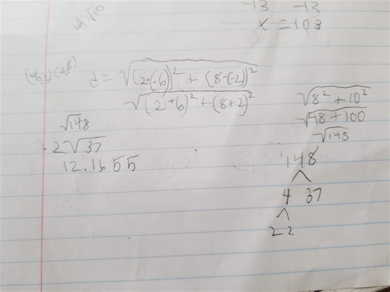 Hi guys can someone help me with this fast? Find the distance between each pair of-example-1