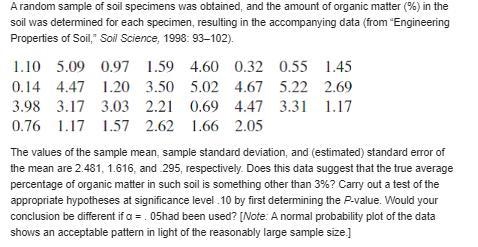 The values of the sample mean, sample standard deviation, and (estimated) standard-example-1