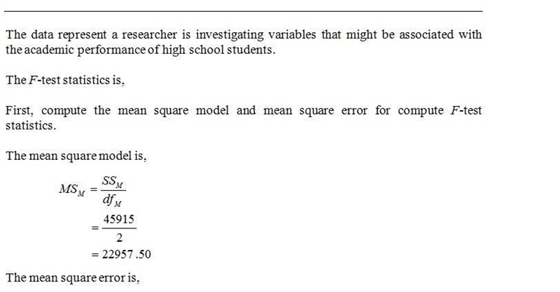 A researcher is investigating variables that might be associated with the academic-example-1