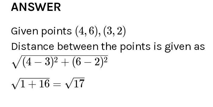 Find the distance for (-4,6) and (3,-7)-example-1