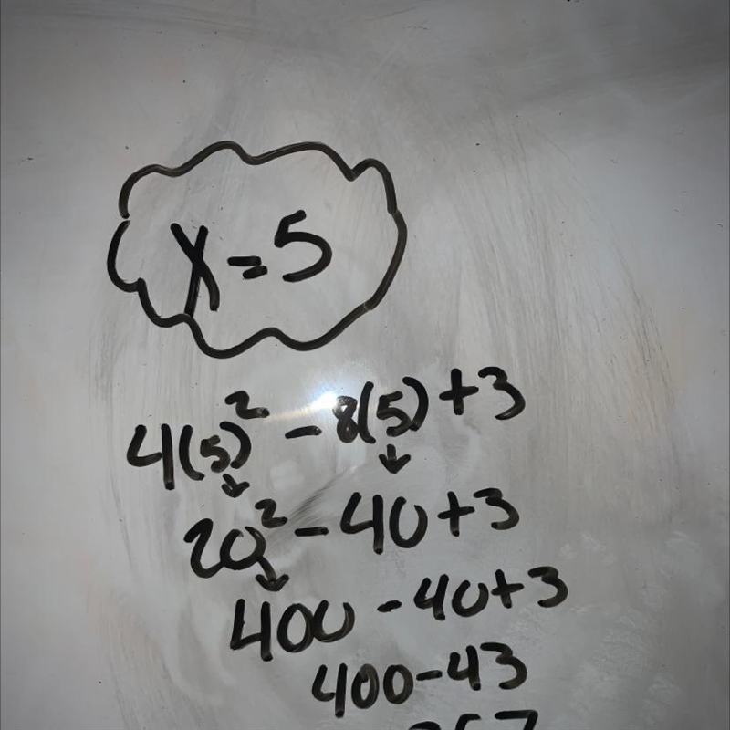 If g(x)=4x^2 -8x+3, find g(5)-example-1