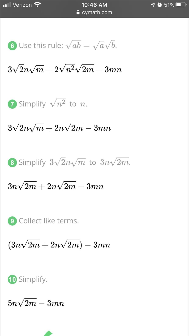 √9m^2n^2 + 2√m^2n^2 - 3mn-example-2