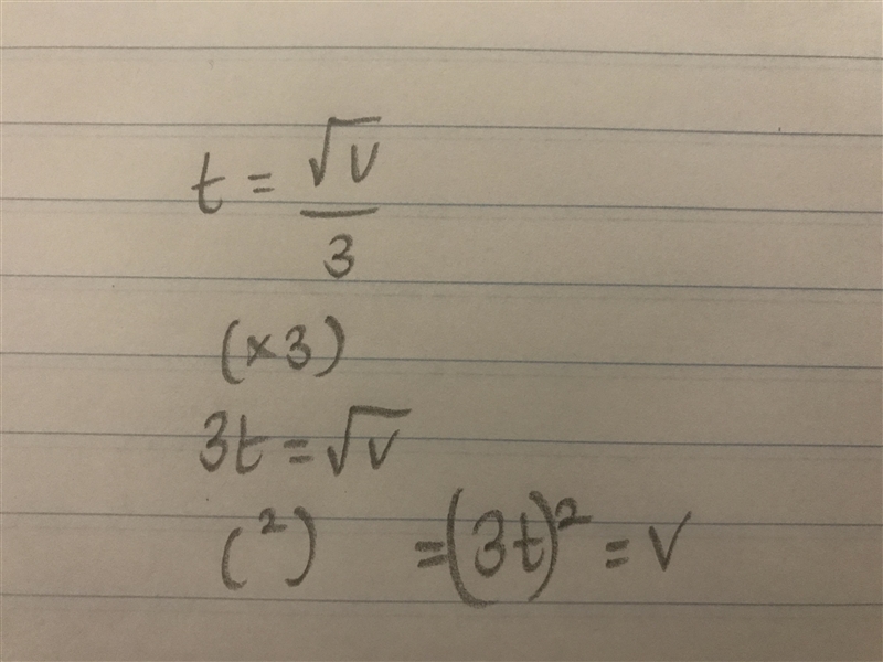 Solve the given equation for v.-example-1