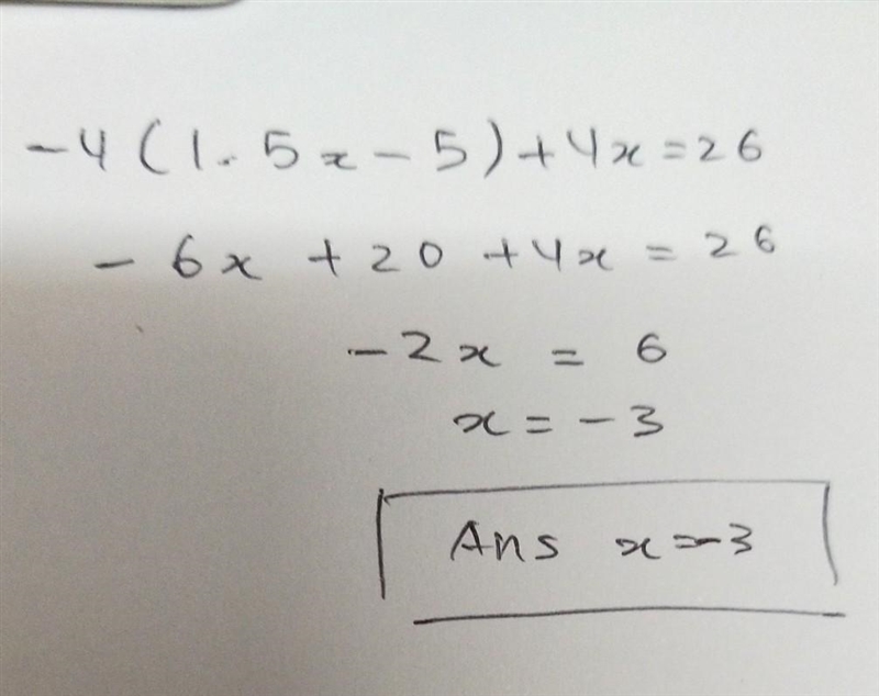 Find the value of x needed to make the equation below true.-example-1