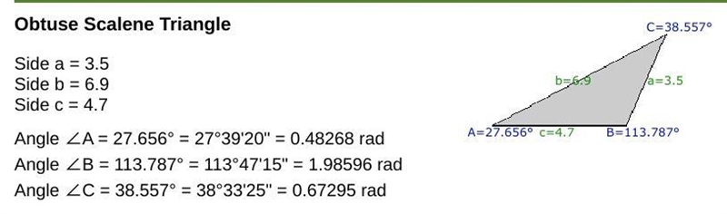 A=3.5, b =6.9, c=4.7 whats the measure of angle a?​-example-1