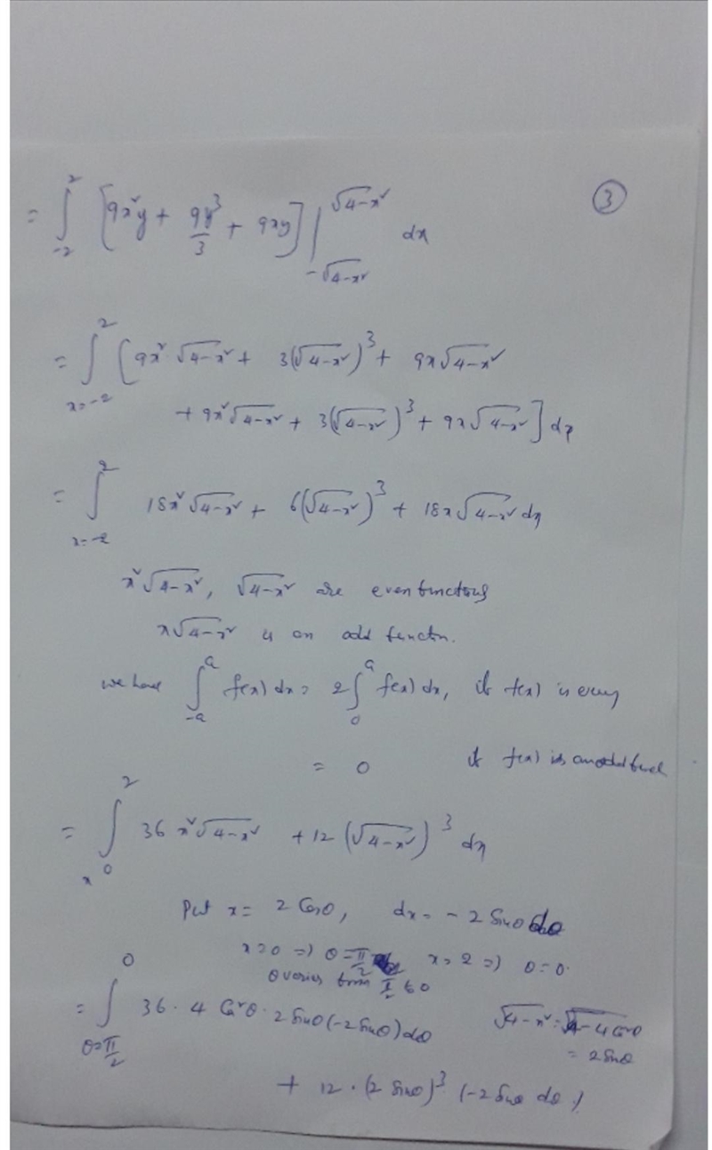 Let S be the surface of the cylinder bounded by x2+y2=4 and the planes z=0 and z=3, with-example-3