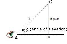 6. A golfer is standing at the tee, looking up to the green on a hill. If the tee-example-1