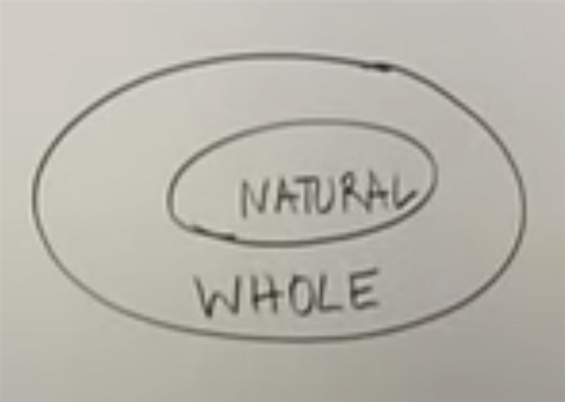 Give an example of a number that is a whole number, but NOT a natural number. PLEASE-example-1