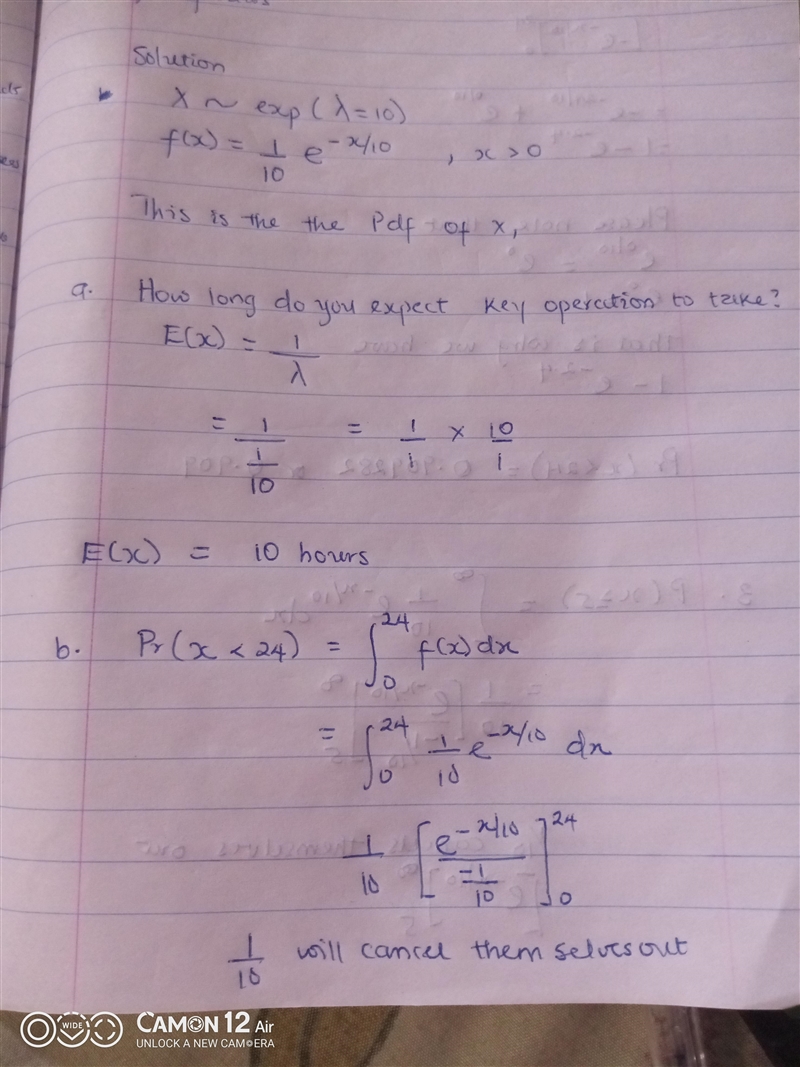 2. The length of time � necessary to complete a key operation in the construction-example-1