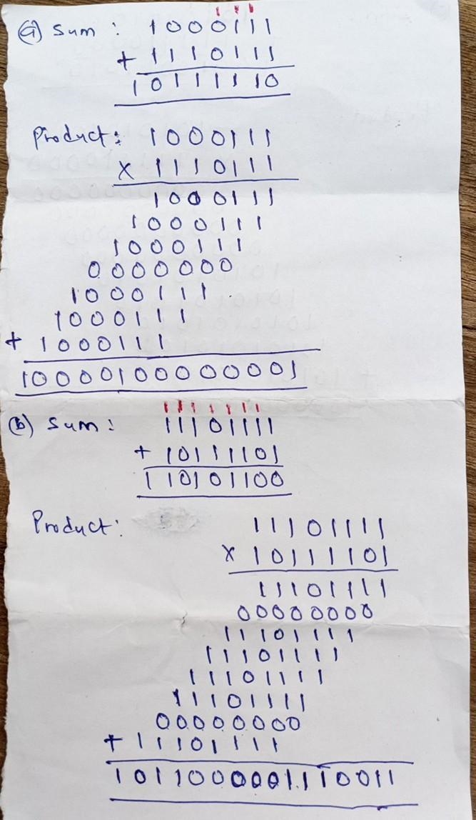 Find the sum and the product of each of these pairs of numbers. Express your answers-example-1