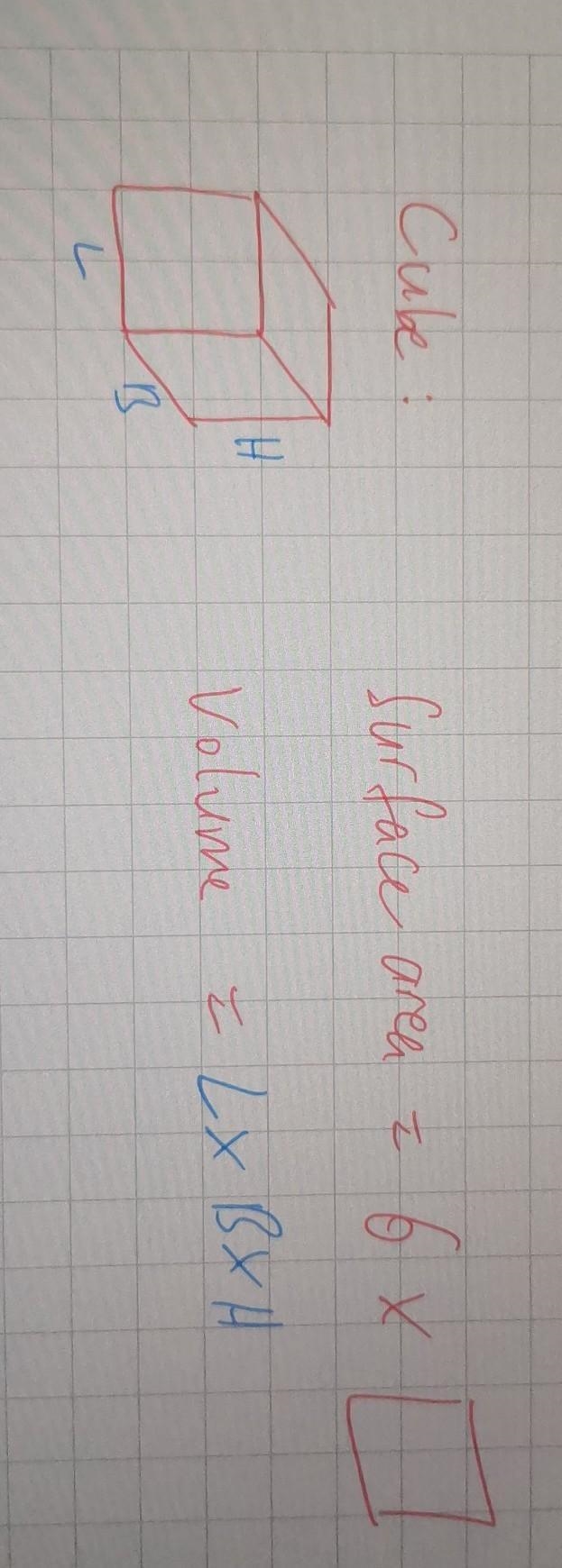 What is Surface Area? A>The total space inside a figure. B>The sum of all the-example-1